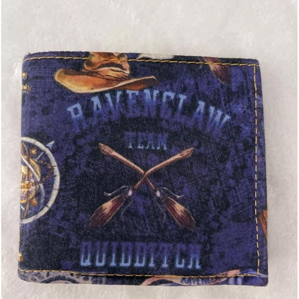 Harry Potter Ravenclaw Bi-Fold Wallet Crest Blue Quidditch Fabric